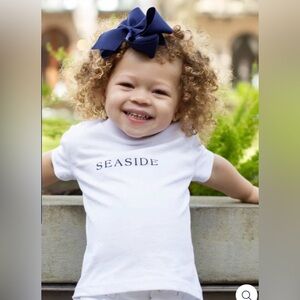 Seaside White Kids Short Sleeve Tee, 6 Months